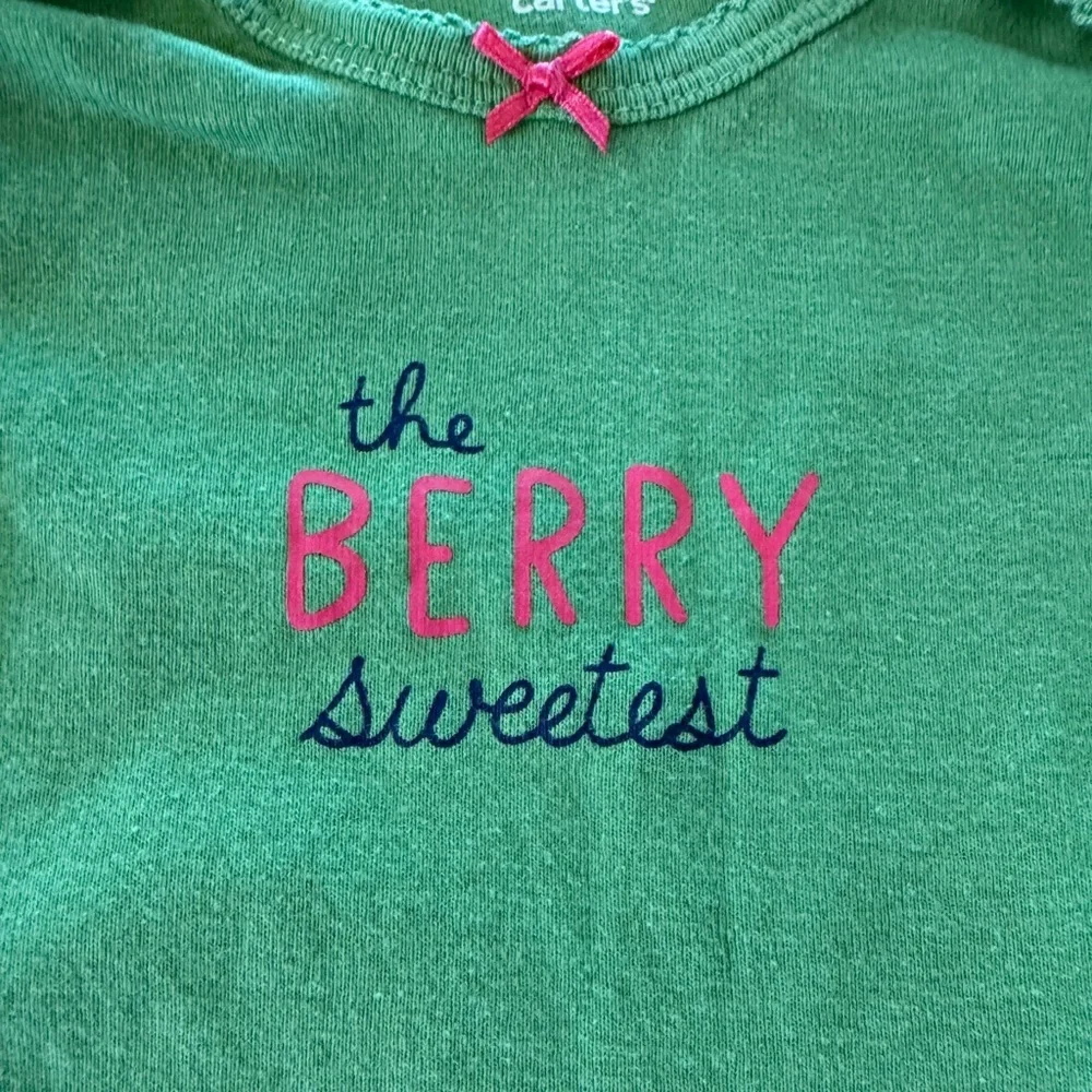 Carter's - Baby Girl Matching Berry Set Vibrant Green Baby Bodysuit,Size9M
